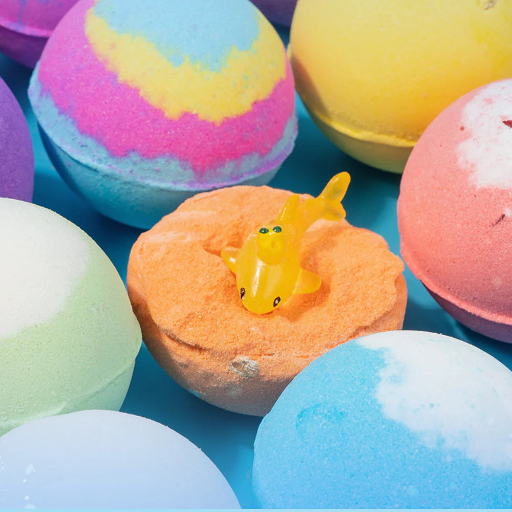 Zestaw 6–12 Kul Kąpielowych dla Dzieci – Kolorowa Zabawa w Wannie